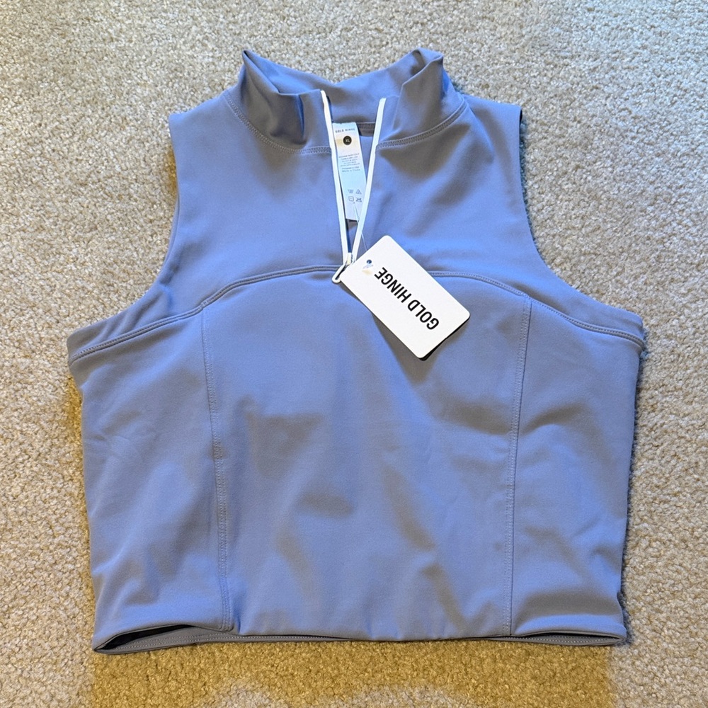 NWT Gold Hinge DAY TO NIGHT QUARTER-ZIP TOP size XL